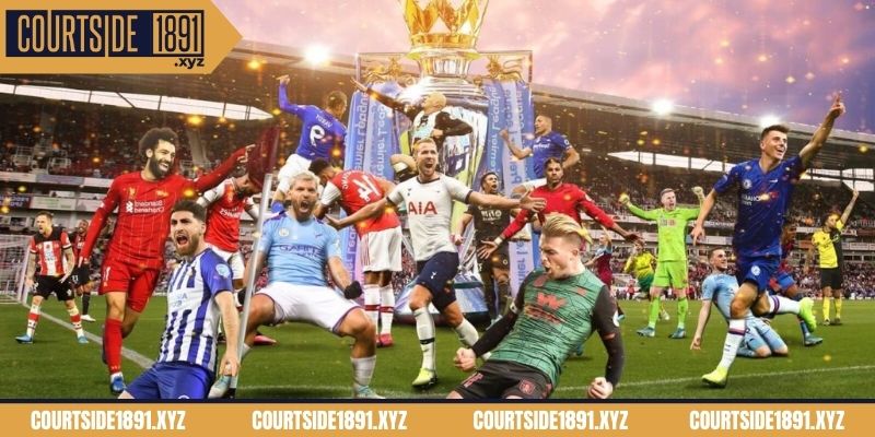 Antarmuka situs web Courtside1891 siaran langsung Liga Inggris